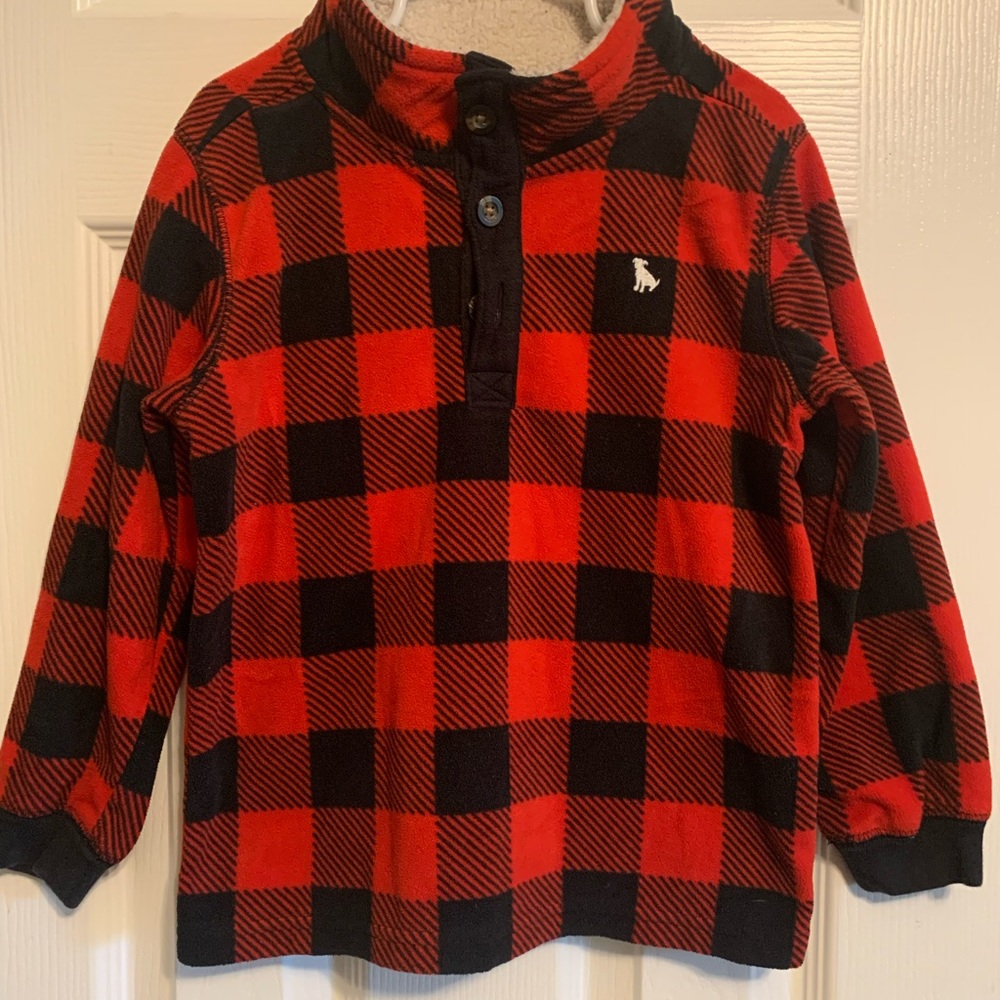 Carter’s Buffalo plaid pullover 5T